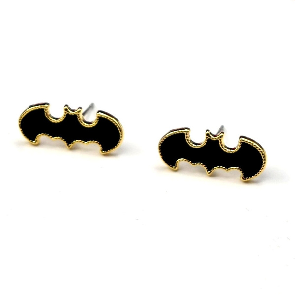 Finished Acrylic Bat & Moon Earrings - Custom Laser-Cut Jewelry Collection  – Uniquely Inviting